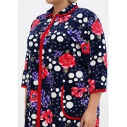 Халат Romeo Life XL,2XL,3XL,4XL,5XL  велюр 1125